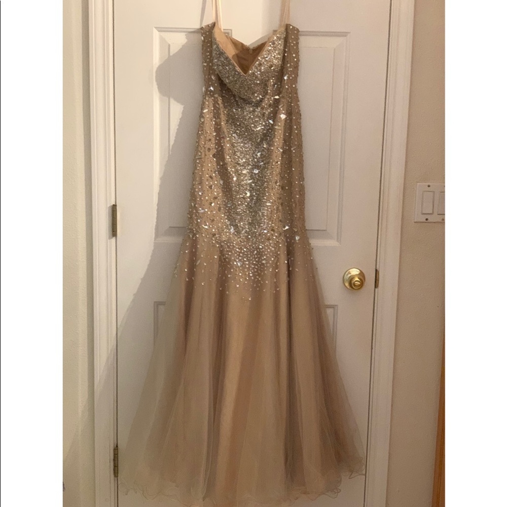Tan Terani Couture Glamour mermaid gown
